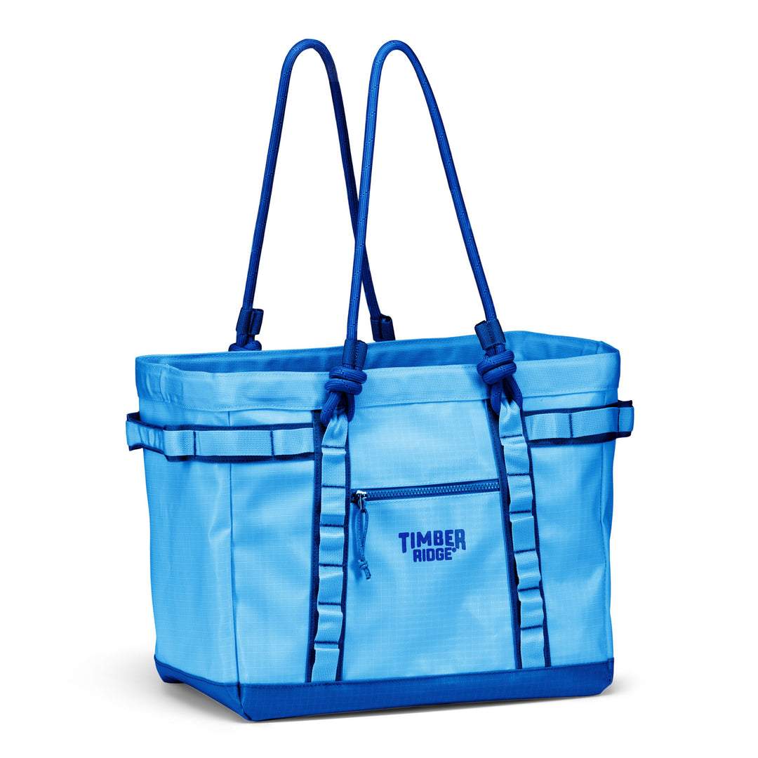 Timber Ridge Kanu 30L Gear Hauler Tote, Heavy Duty Utility Storage Bag for Camping, Beach & Travel, Blue Lagoon, Adult Unisex, Size: Small